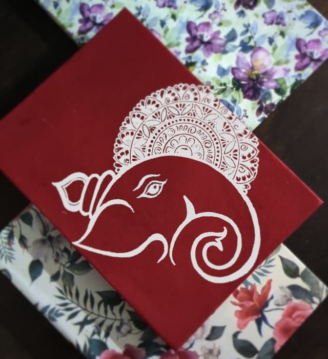 Shree Ganesha design Diary